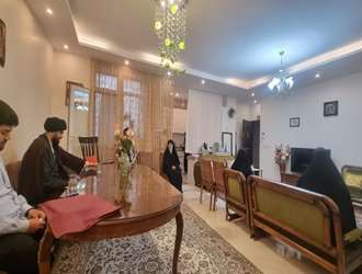 دیدار اعضای هیات الرسول، با خانواده شهید سعید رجبعلی جاوردی